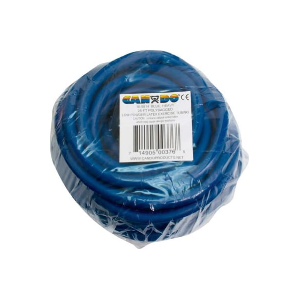 Fabrication Enterprises CanDo Low Powder Exercise Tubing, Blue, 25'/Bag 1320261 - main